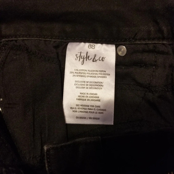 Style & Co. Curvy Skinny Leg Jeans 6S - Picture 7 of 7